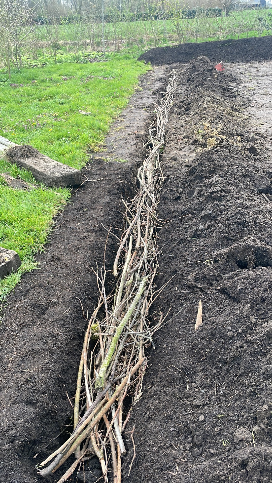 Creëren van  Hügelbedden